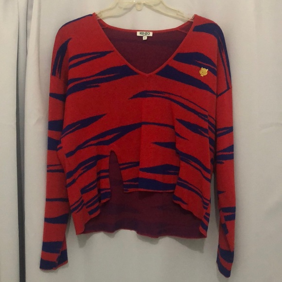 Kenzo Very Rare Knit Tiger Stripe Sweater - Picture 1 of 6